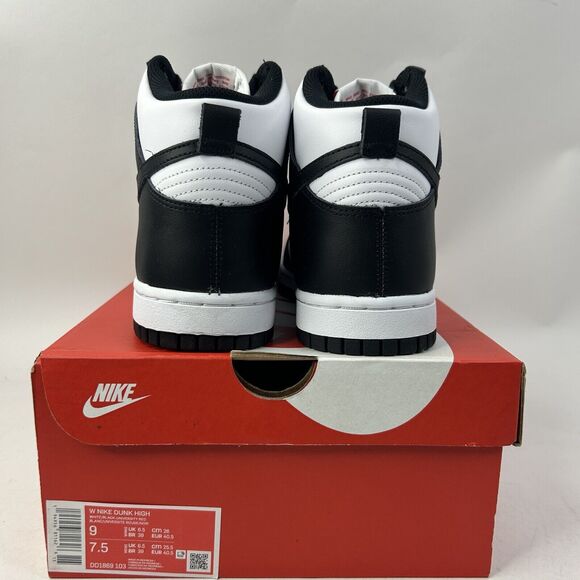 Nike Shoes Dunk High WMNS “Panda/Black White” 2024 - Picture 4 of 5
